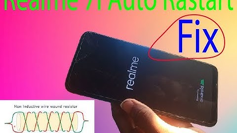 realme 7i auto restart fix