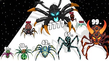 Spider Runner Evolution 🕷️ | Level Up to MAX Spider! Gameplay (NEW UPDATE | Android iOS Walkthrough)