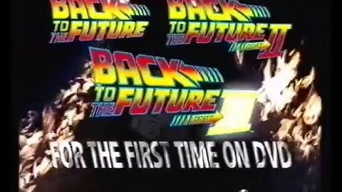 Back to the Future trilogy dvd Trailer (VHS CAPTURE)