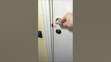 How To Fix A Door Lock Like A Pro So Your Door Closes Tightly #diy #doors #tips #tricks #fix