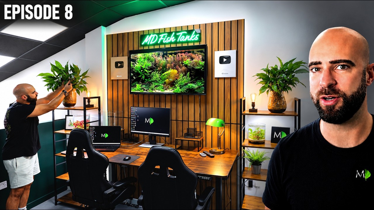 Building The Ultimate Media Centre with NO FILTER Jars & Vases |EP08| Warehouse To Fish Studio