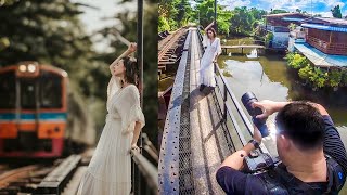 Quick Photoshoot at this cool Train Station in Bangkok! :-)