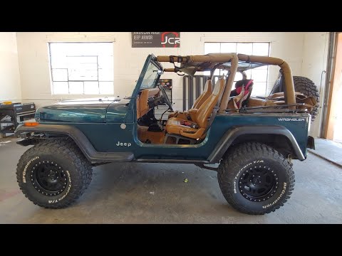 Jeep Wrangler YJ: How to fold down your windshield and replace the cowl seal.