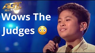America's got talent all stars | Peter Rosalita 11, Wows The Judges With His Voice