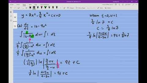 (worked solutions) A Level 2012 H2 MATHEMATICS PAPER 2 QUESTION 1 DIFFERENTIAL EQUATIONS