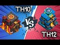 Th10 vs Th12 | Th10 vs th12 attack strategy | Th10 vs Th12 2 star attack stretegy |clash of clan