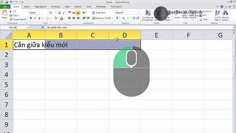 15 Hướng dẫn căn giữa không dùng Merge and Center