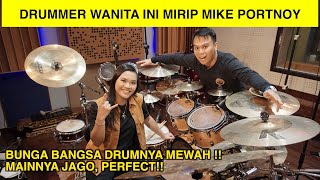 DRUMMER WANITA MIRIP MIKE PORTNOY SIKAT HABIS LAGU PROGRESSIVE ROCK!