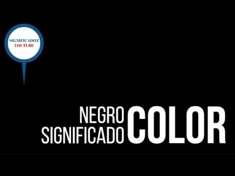 Video: ¿Qué significa negro?