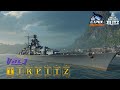 WOWS BLITZ Флот :СТРАХ Tirpitz VIII