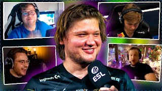 CS Pros & Casters react to S1mple Sick Plays