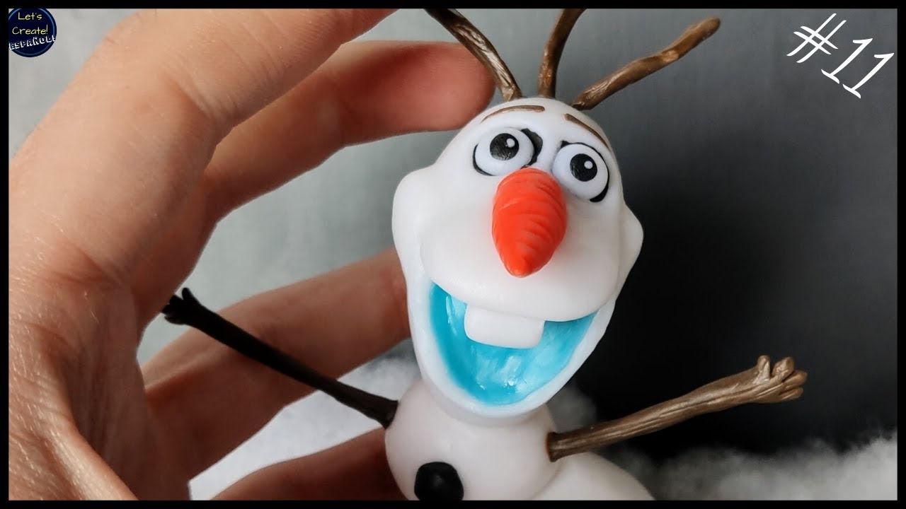 Como hacer a OLAF (Muy Facil) [PLASTILINA - PORCELANA FRIA] ~ FROZEN -  YouTube