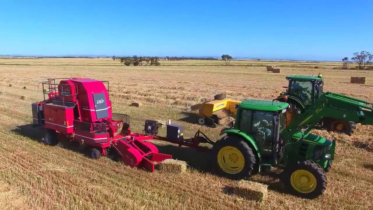 Lowe Farms 2016 Harvest (Bale Baron) YouTube