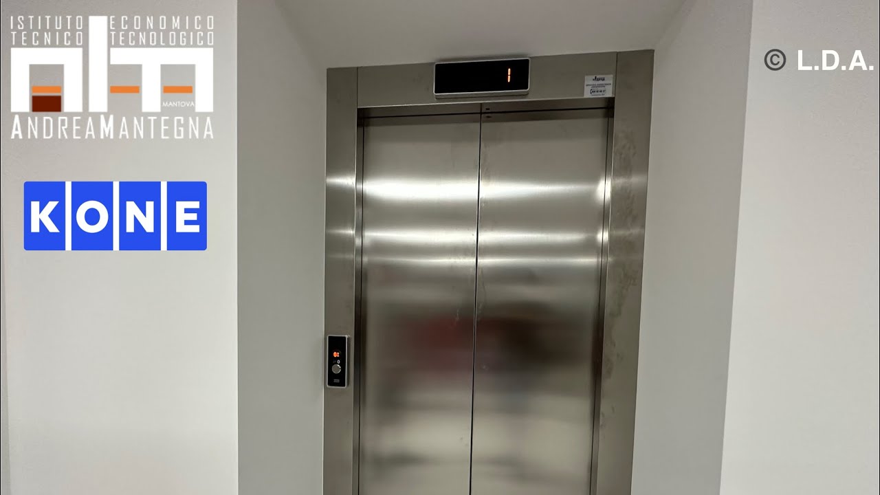 2021 KONE Ecodisc elevator @ ITET Andrea Mantegna High-school, Via Santa Marta 3, Mantova IT