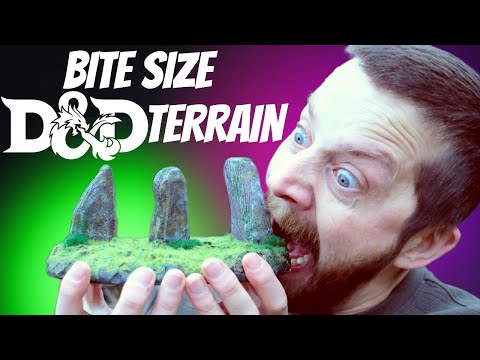 How to make authentic miniature Druidic standing stones