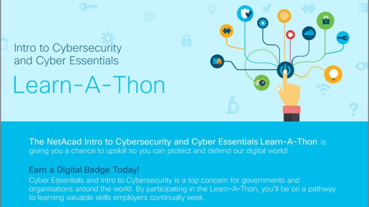 Learnathon: Intro to Cybersecurity dan Cybersecurity Essentials - YouTube