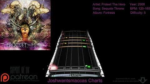 Protest The Hero  - Sequoia Throne Real Drums Chart (Phase Shift Custom)