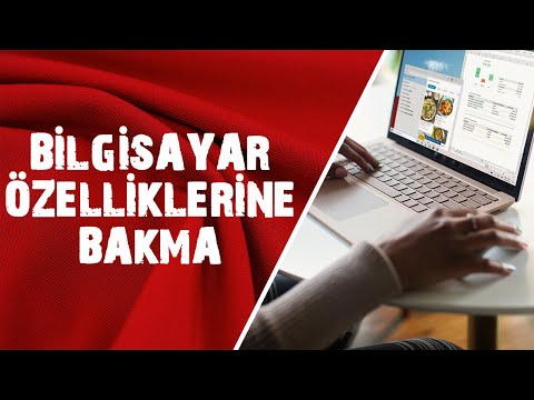Bilgisayarın Özelliklerine Nasıl Bakılır?