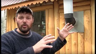 Alaska 'Off Grid' Log Cabin ....why I built with vertical logs