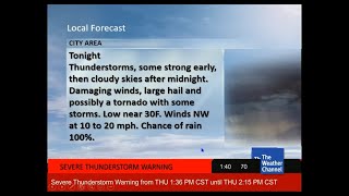 Intellistar 1 Sd - Tupelo, Ms - Severe Weather - 2282022