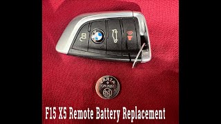BMW Remote Battery Replacement X5 F15 2013 - 2018