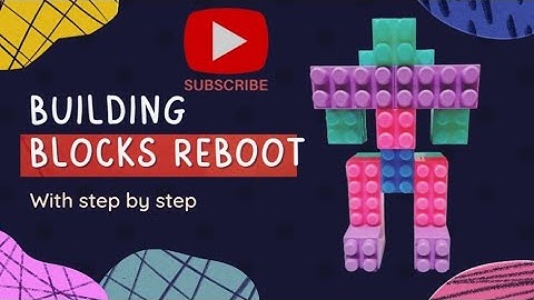 Satisfying building blocks rebot with LEGO blocks #educationaltoys  #buildingblocks #creativeplay