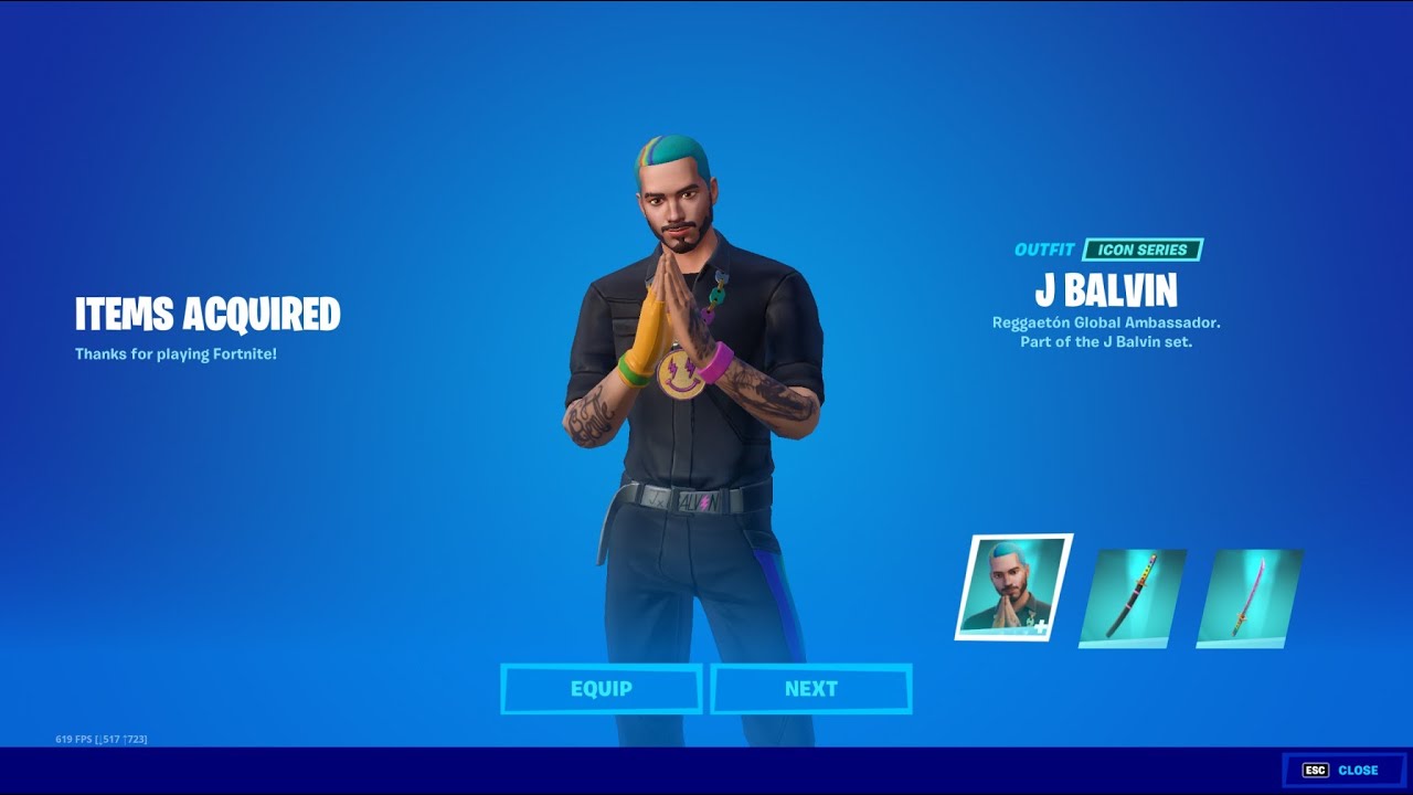 HOW TO GET NEW J BALVIN SKIN IN FORTNITE! 