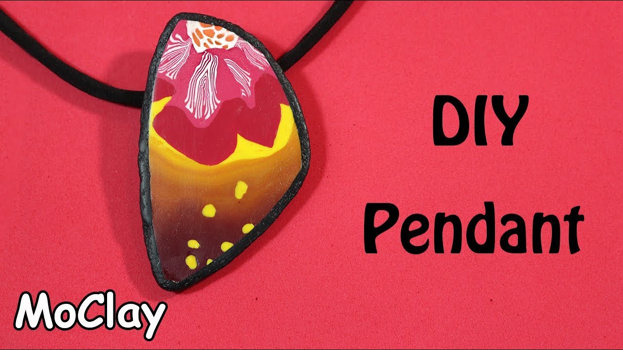 DIY Pendant - Polymer clay tutorial