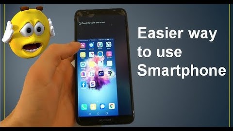 One Hand Mode for Smartphones (Huawei P Smart)