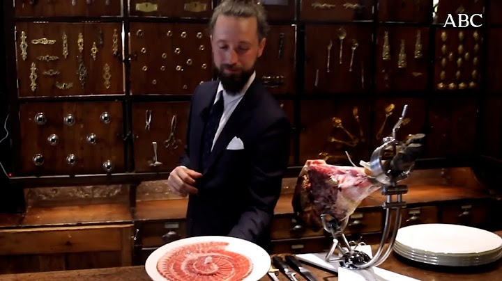 Carlos Sánchez, el cortador de jamón de Hollywood