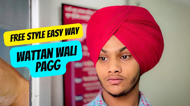 Simple Wattan Wali Pagg, Easy Way, Free Style, Turban, Ramgarhia