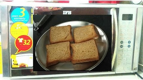 How to toast bread in IFB convection microwave oven | Toast bread in grill | Crunchy toast in oven.
