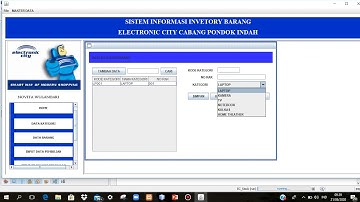 DEMO PEMROG VISUAL APLIKASI PENYEDIAAN BARANG/INVENTORY BERBASIS DEKSTOP