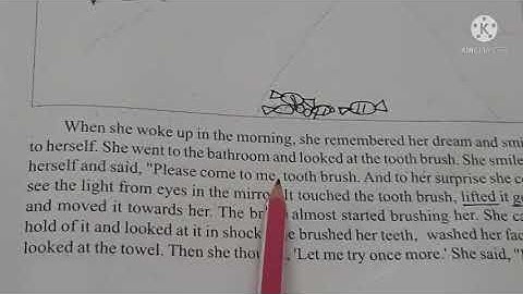 Std 4th English Unit 6 The Girl With Magic Eyes  Explanation 2021 2022