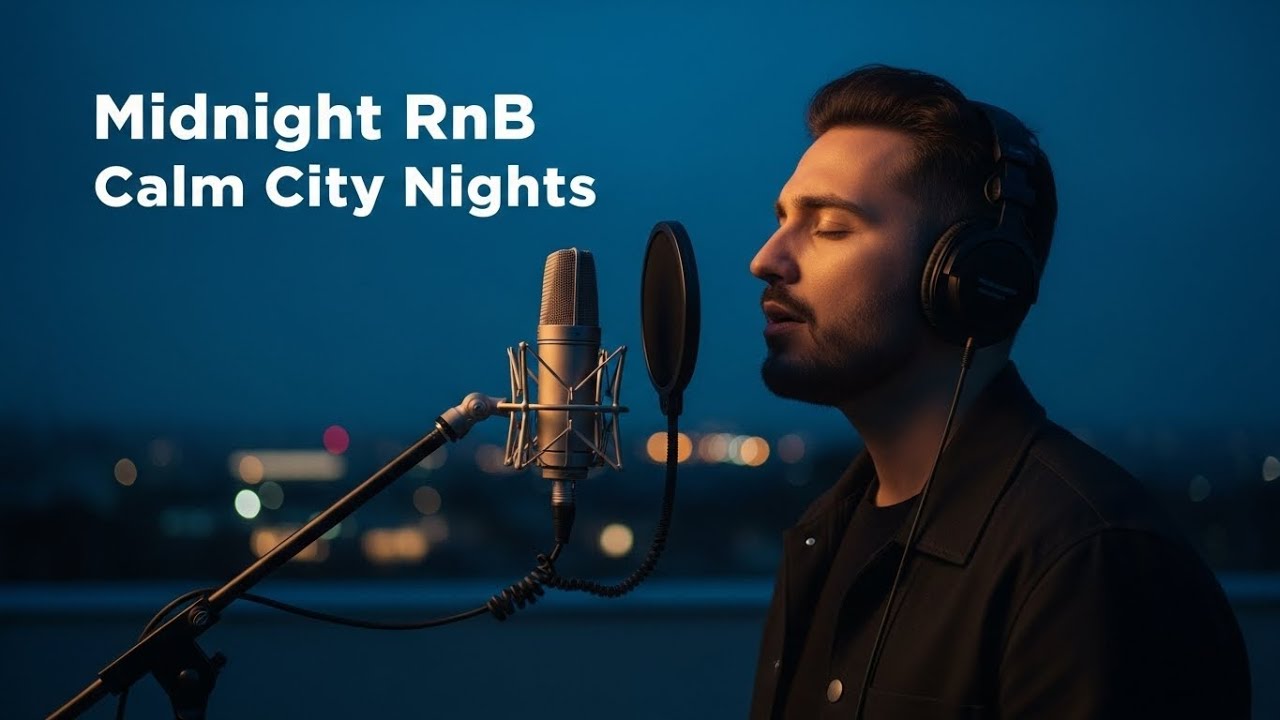 Calm RnB Night 🌙 Smooth Male Vocals for Relax & Focus