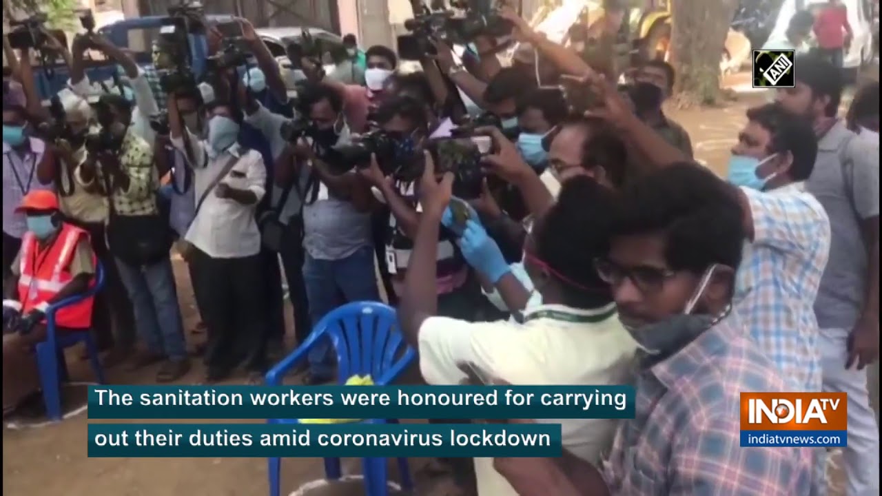 COVID-19 outbreak: 20 sanitation workers felicitated in Madurai