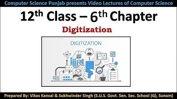PSEB | 12th Class-6th Chapter (Digitization) | Session 2021-22