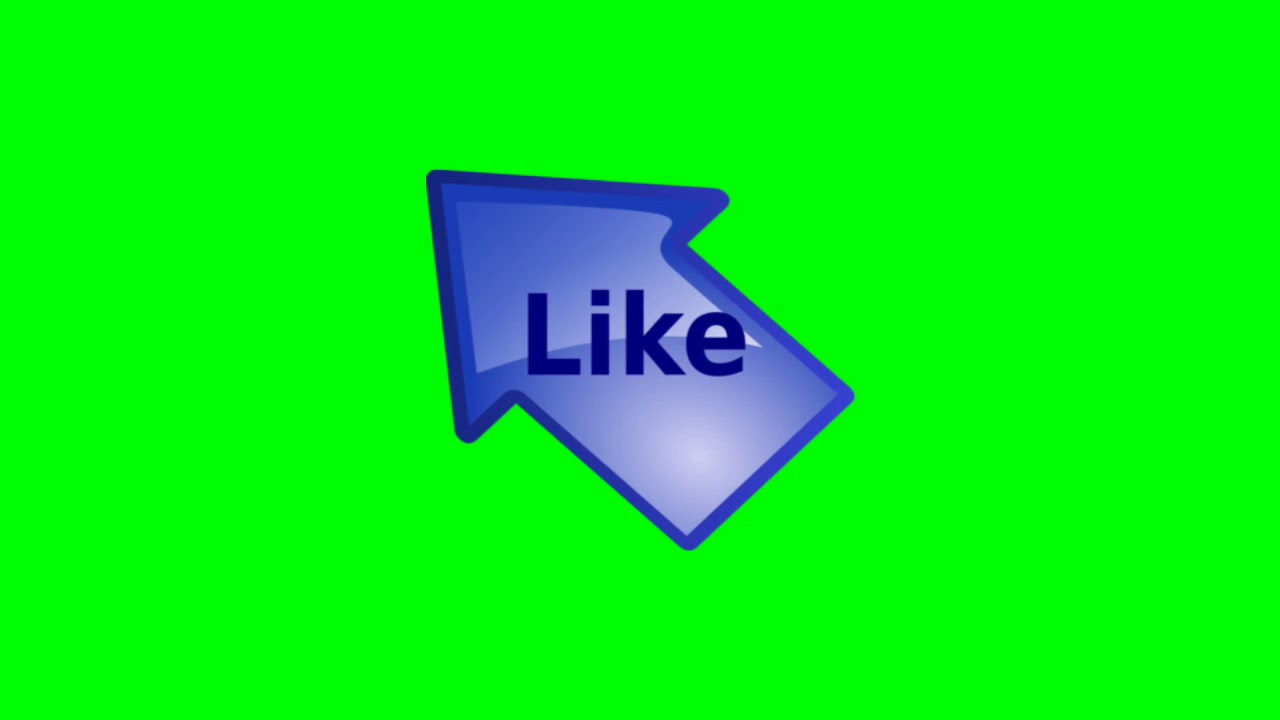  Like  Button Free Green Screen Effects For Youtube  Videos 