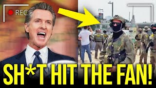 Trump Goons STORM IN As Newsom HITS HIM HARD