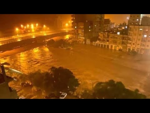 لبيبا تغرق الآن مشاهد تحبس الأنفاس