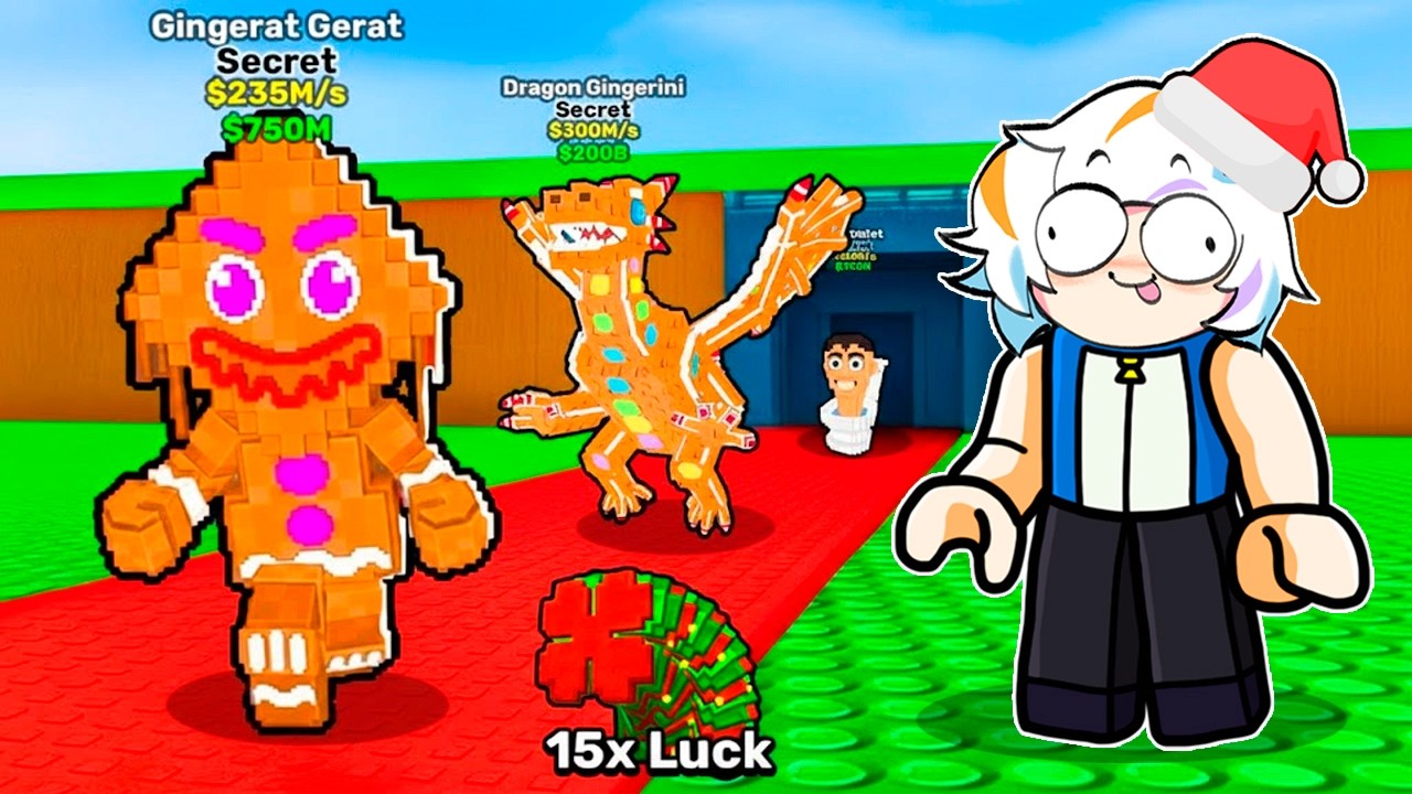 ROBÉ TODOS LOS BRAINROT ULTA RAROS QUE NADIE TIENE DE NAVIDAD COMPLETO (STEAL A BRAINROT ROBLOX)