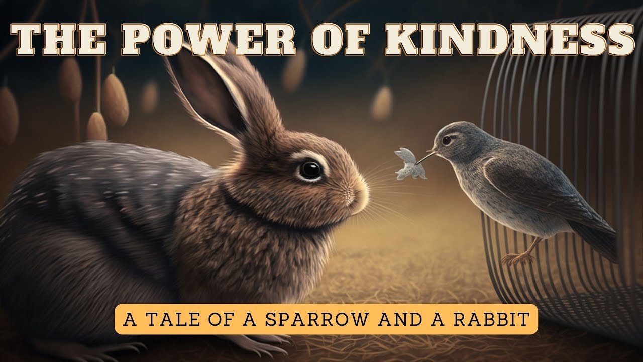 Video thumbnail for Power of Kindness: A Tale of a Sparrow and a Rabbit || English Moral Story || Part-1