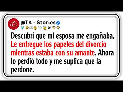 Descubrí que mi esposa me engañaba. Le entregué los papeles del divorcio mientras estaba con su...