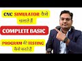 How to operate cnc simulator  cnc simulator     cnc programming