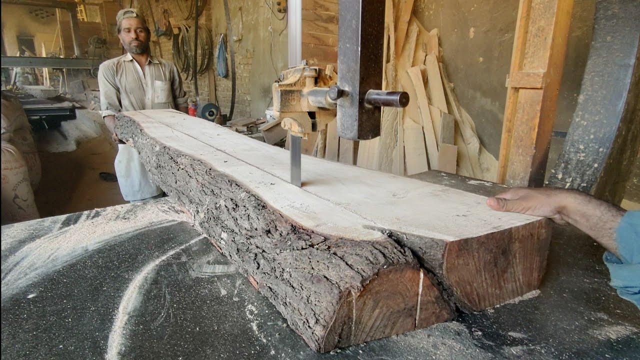 Sawing Lumber Into Perfect Way | Satisfying Woodwork | Sawmill - YouTube