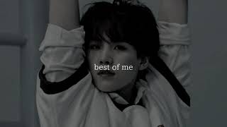 bts - best of me; (slowed and reverb)