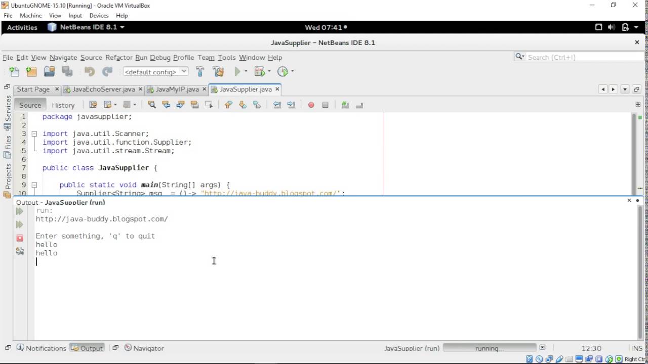 Java example using Supplier to get input from Scanner - YouTube