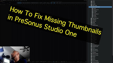 How To Fix Missing Plugin Thumbnails In PreSonus Studio One