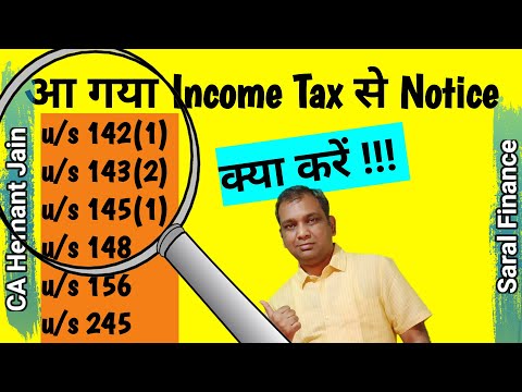 Income Tax Notice 142(1), 143(2), 145(1) 148, 156, 245 ? Fear not, Know How to Reply