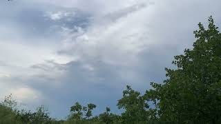 Rain storm, clear sky’s, and more storms.